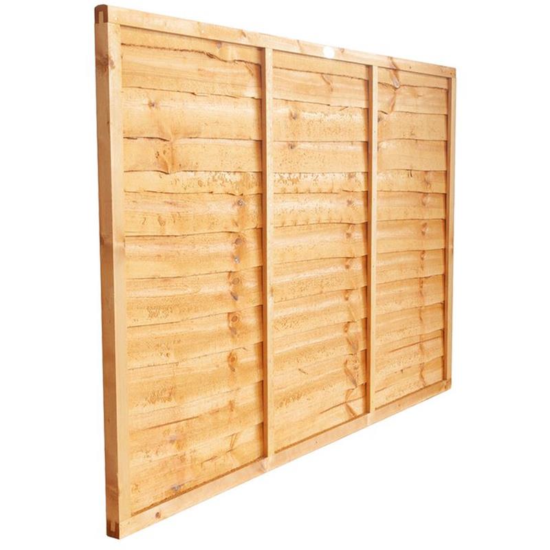 LAP FENCE PANEL - 1.83M x 1.2M (6'x 4')