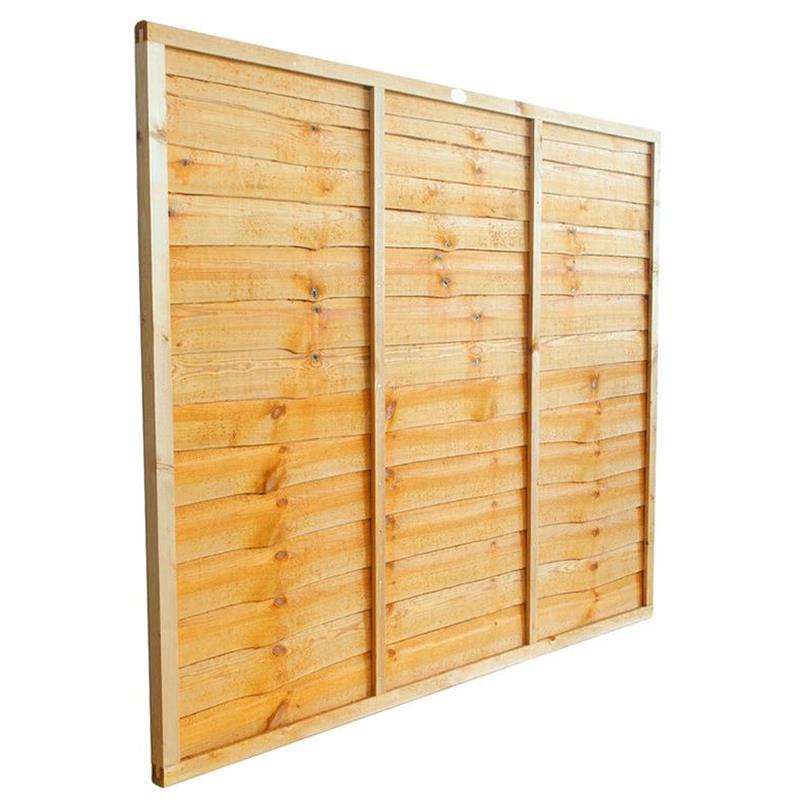 LAP FENCE PANEL - 1.83M x 1.5M (6'x 5')