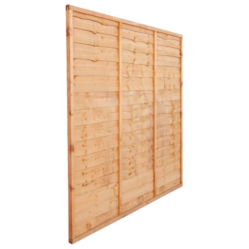 LAP FENCE PANEL - 1.83M x 1.8M (6'x 6')