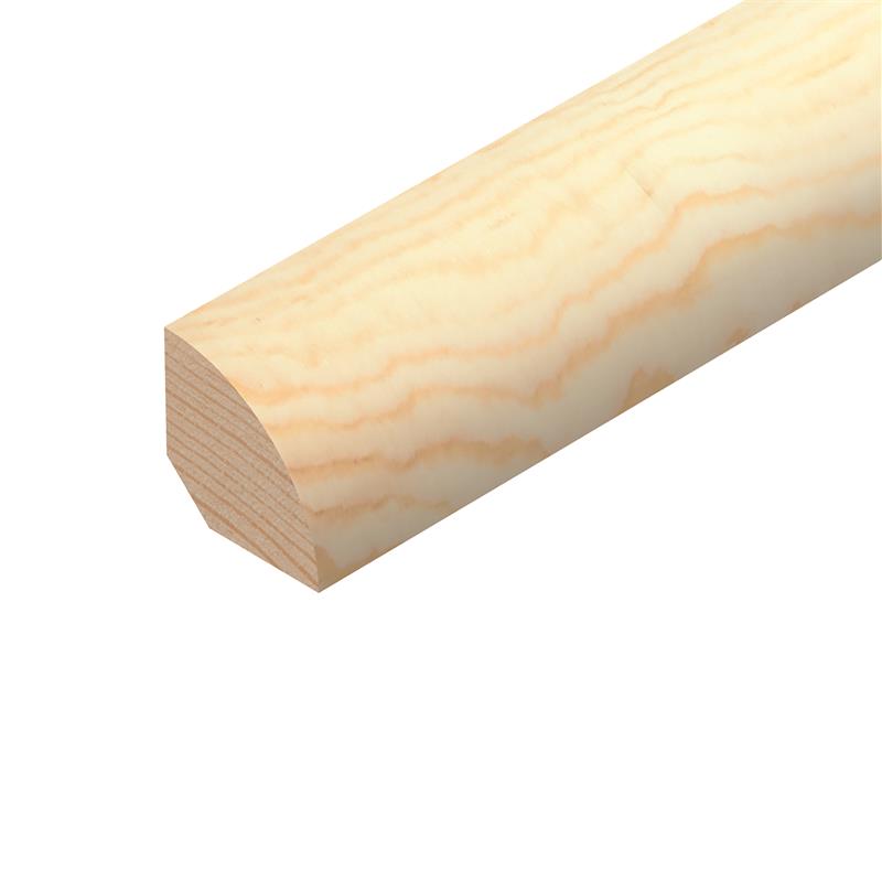 PINE QUADRANT MOULDING - 15mm x 15mm x 2.4M