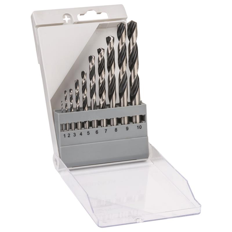 HSS METAL DRILL BIT SET - 10 Piece