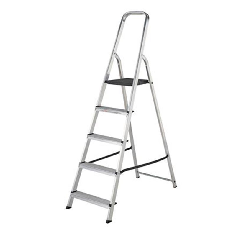 TRADE ALUMINIUM PLATFORM STEPLADDER 5 TREAD