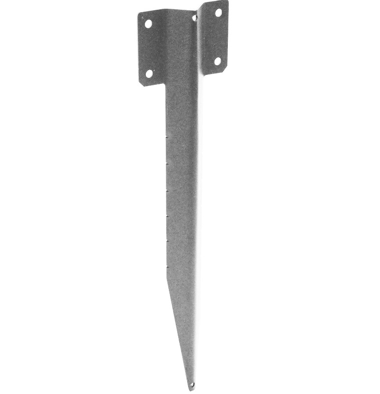 SINGLE SLEEPER STRAIGHT SUPPORT SPIKE GALVANISED