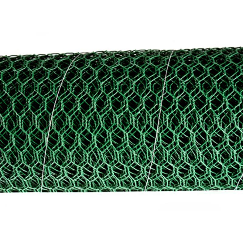 PVC GREEN WIRE NETTING 1000MM X 25MM 10M